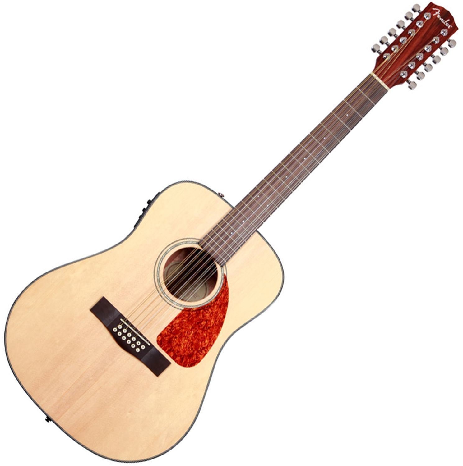 12-snarige elektrisch-akoestische gitaar Fender CD160SE 12 String Natural