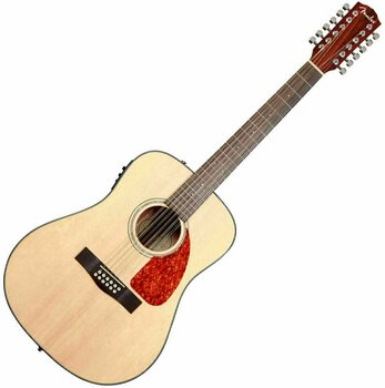 12-string Acoustic-electric Guitar Fender CD160SE 12 String Natural - 1