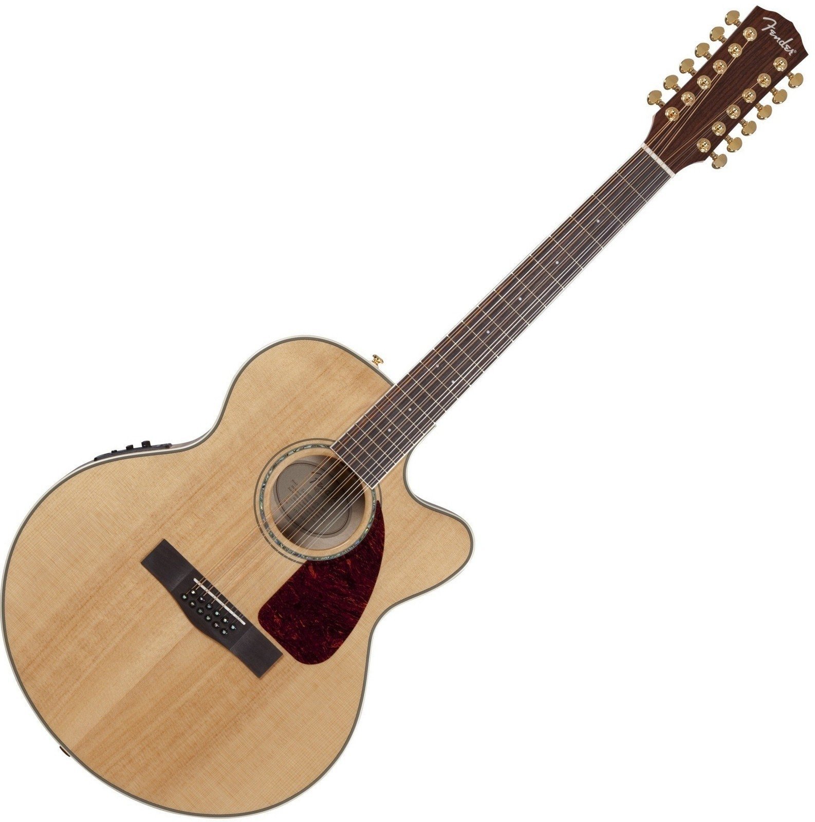 12-strenget akustisk-elektrisk guitar Fender CJ290 SCE 12 Natural