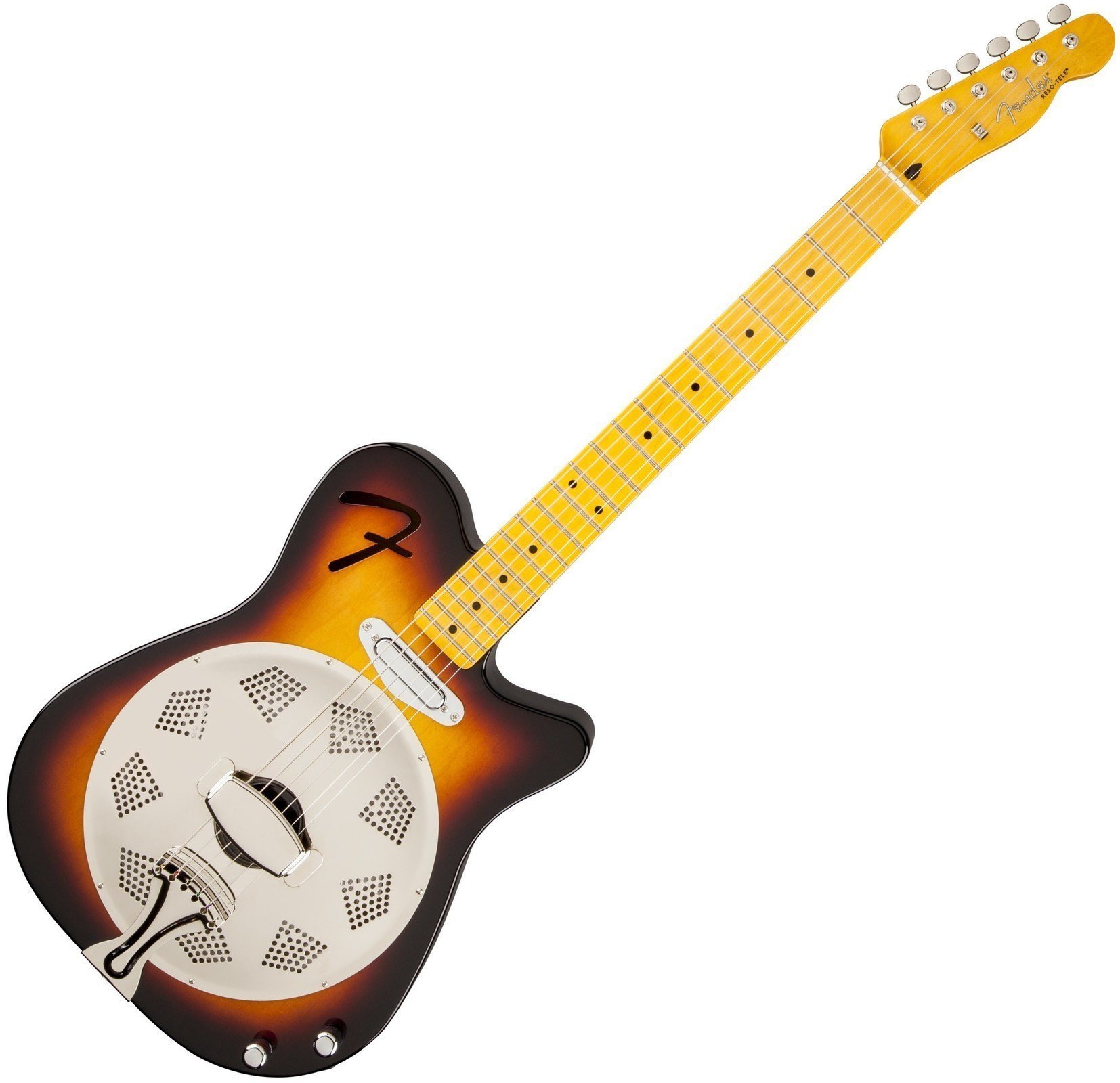 Resonator-Gitarre Fender ResoTele 3Color Sunburst