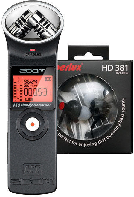 Draagbare digitale recorder Zoom H1-SET2