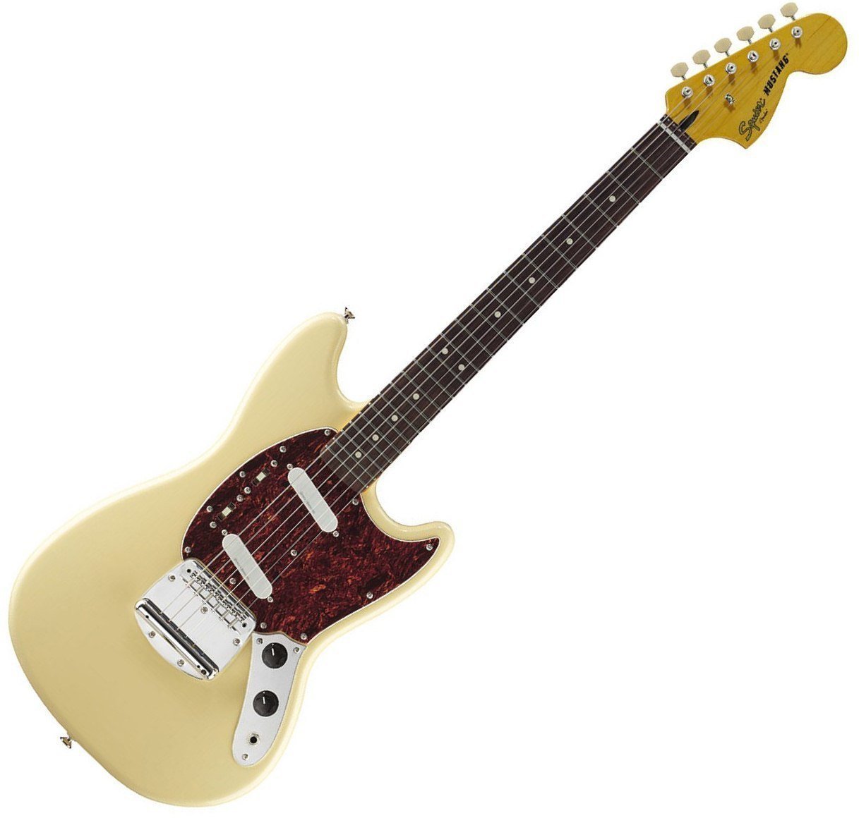Guitare électrique Fender Squier Vintage Modified Mustang Vintage White