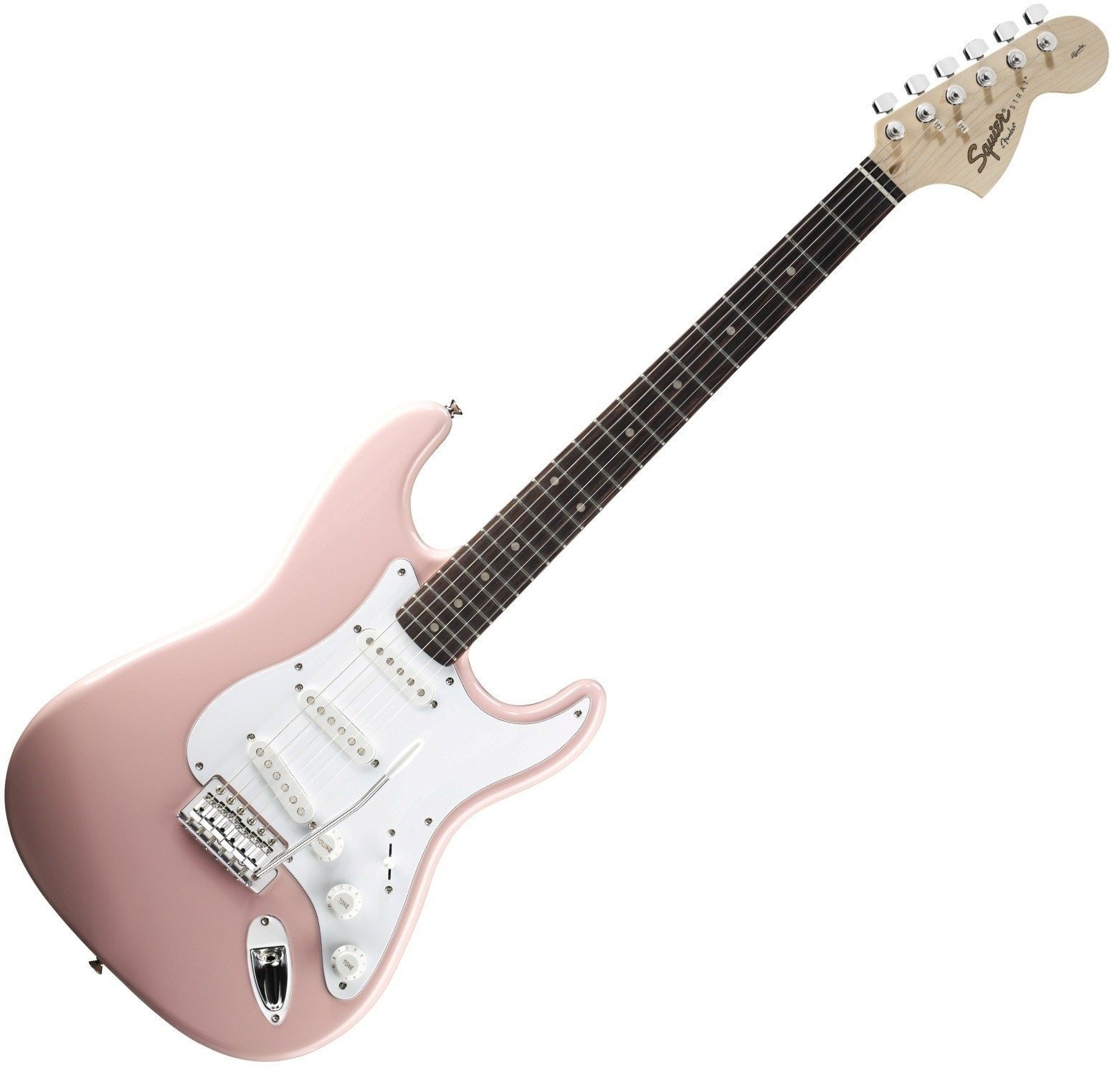 Electric guitar Fender Squier Affinity Stratocaster Shell pink