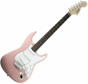 Electric guitar Fender Squier Affinity Stratocaster Shell pink - 1