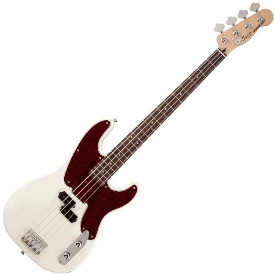E-Bass Fender Squier Mike Dirnt Precision Arctic White