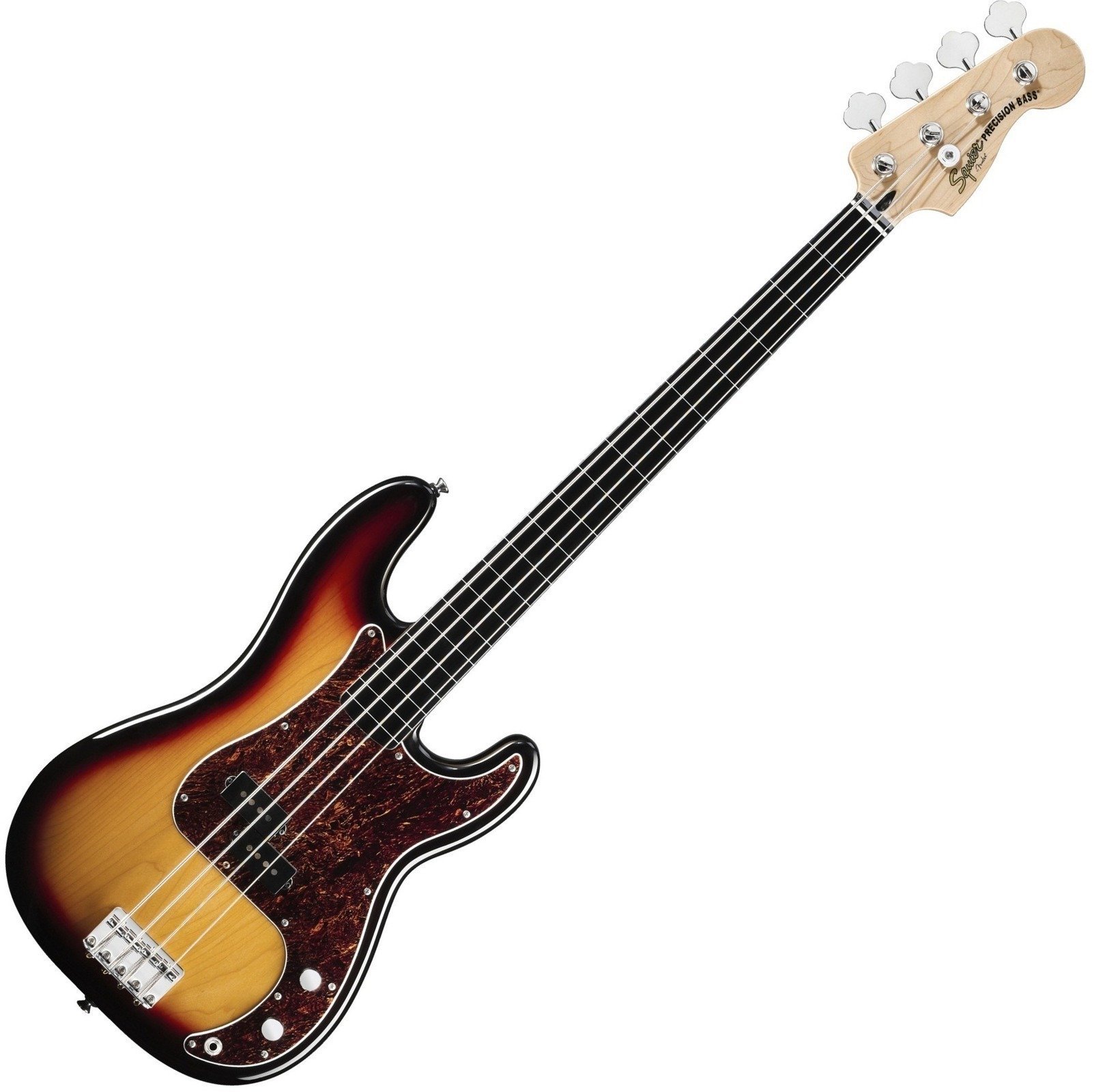 Basse Fretless Fender Squier Vintage Modified Precision Bass Fretless 3 Color Sunburst