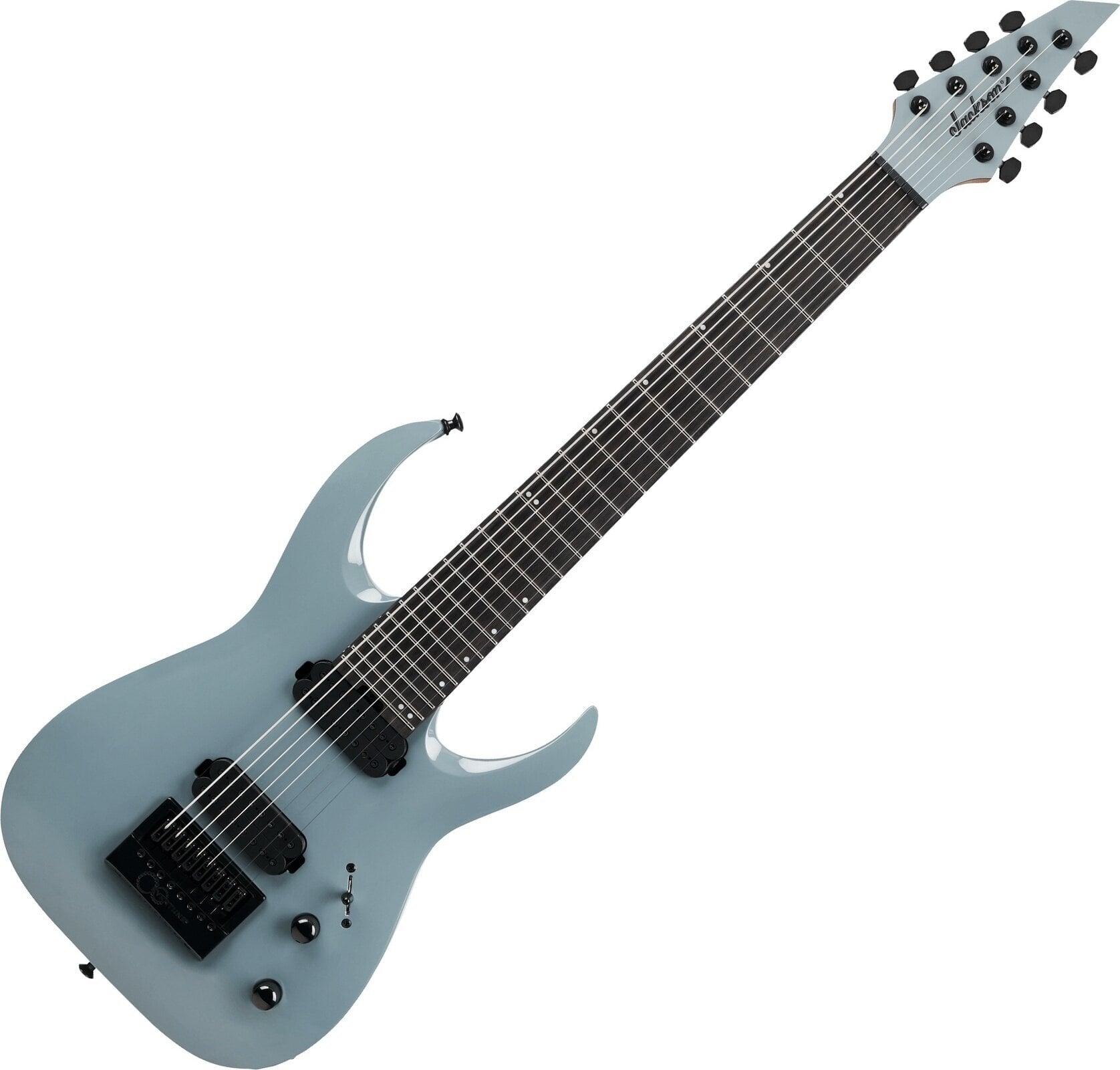 Guitares 8 cordes Jackson Pro Plus Series Misha Mansoor Juggernaut ET8 EB Nardo Gray Guitares 8 cordes