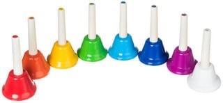 Percusión para niños Noicetone B026-1 Bell Set 13.5x7.4cm