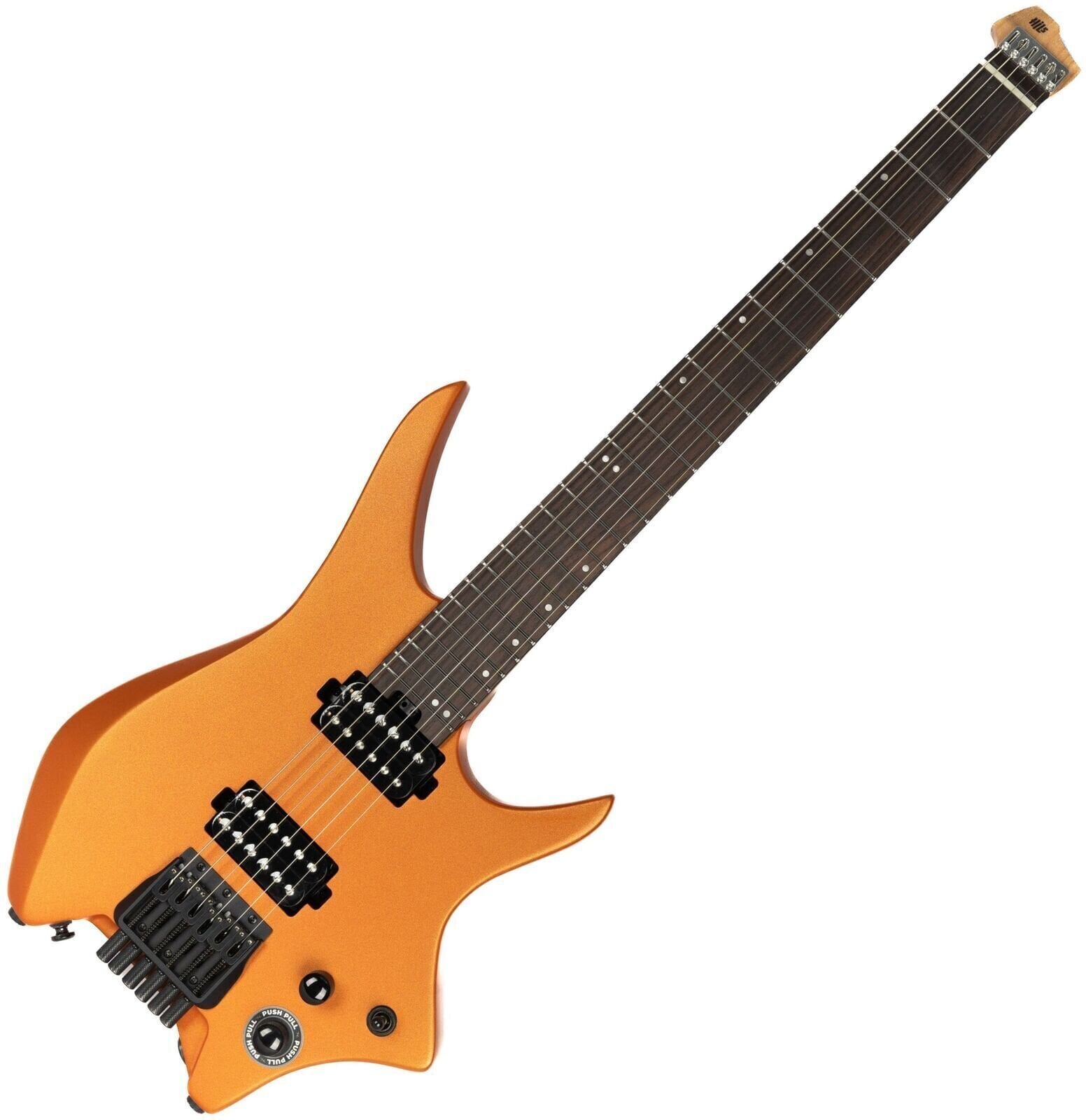 Headless gitara HILS Guitars HN3 NEXT Metallic Coral Orange  Headless gitara
