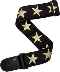 Curea de chitară D'Addario 20T05 Woven Gold Star Curea de chitară