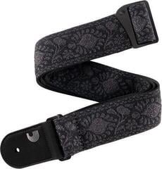 Tekstil gitarreim D'Addario 50TB01 Woven Monterey Black Tubular Tekstil gitarreim