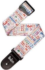 Tekstilni kaiš za gitaru D'Addario 50BTL14 Beatles 1964 US Tour Ticket Stubs 1964 Color Tekstilni kaiš za gitaru