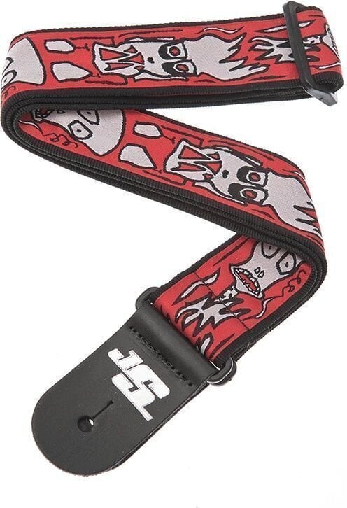 Gitaarriem D'Addario 50JS02 Joe Satriani Up in Flames Gitaarriem