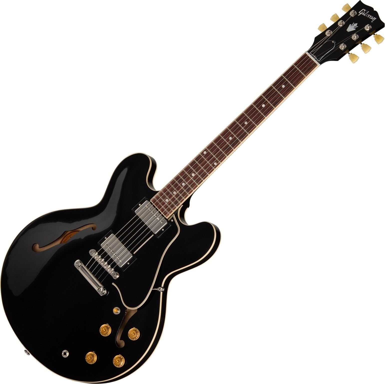 Guitare semi-acoustique Gibson ES-335 50s Ebony Guitare semi-acoustique