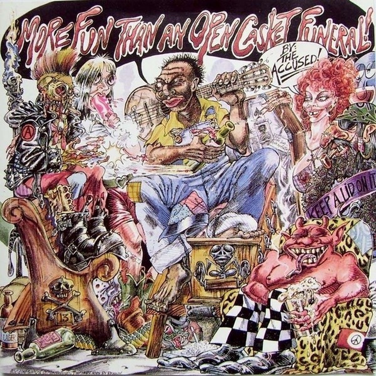 Vinyl Record The Accüsed - More Fun Than An Open Casket Funeral (Reissue) (LP)