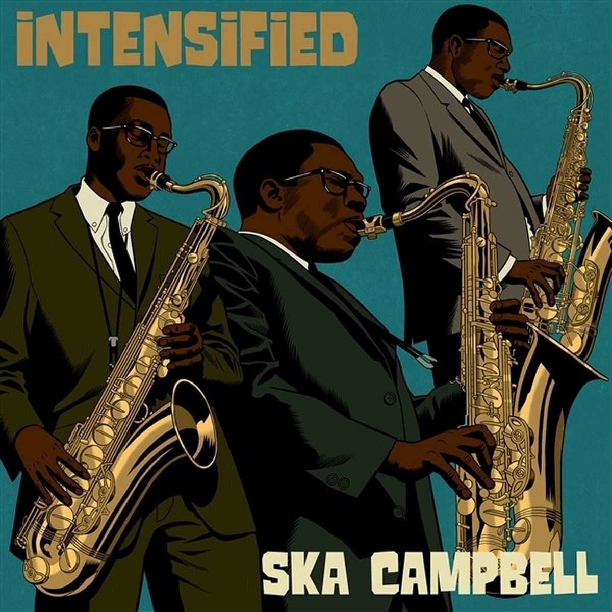 Schallplatte Intensified - Ska Campbell (Gold Coloured) (7" SP)