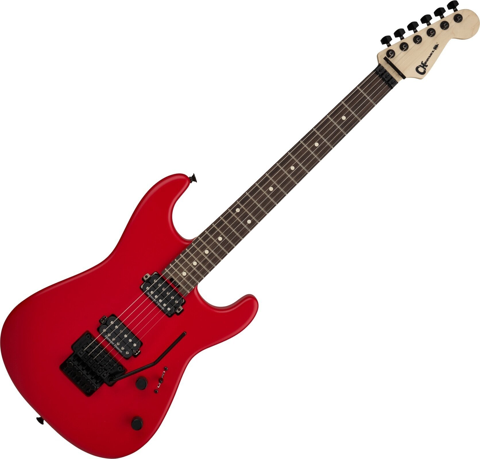 Sähkökitara Charvel Pro-Mod San Dimas Style 1 FR RW Satin Satin Racing Red Sähkökitara