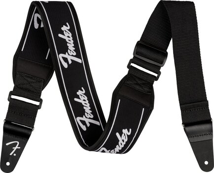 Sangle pour guitare Fender Swell Neoprene Running Logo Black Sangle pour guitare - 1