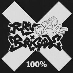 Schallplatte Raw Brigade - 100% (Neon Magenta Coloured) (LP)