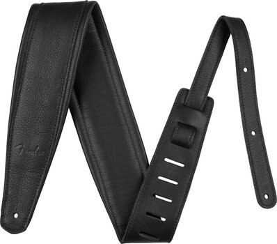 Courroie de guitare Fender 3.5 Premium Leather Black Courroie de guitare - 1