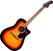 Akustična kitara Fender California Standard Redondo CE 3-Color Sunburst Akustična kitara