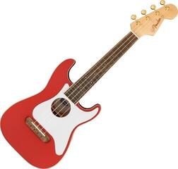 Concert Ukulele Fender FSR Fullerton Strat Uke Fiesta Red Concert Ukulele