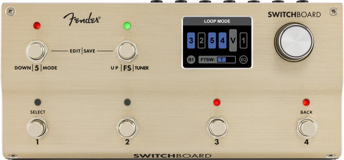Nožno stikalo Fender Switchboard Effects Operator Nožno stikalo