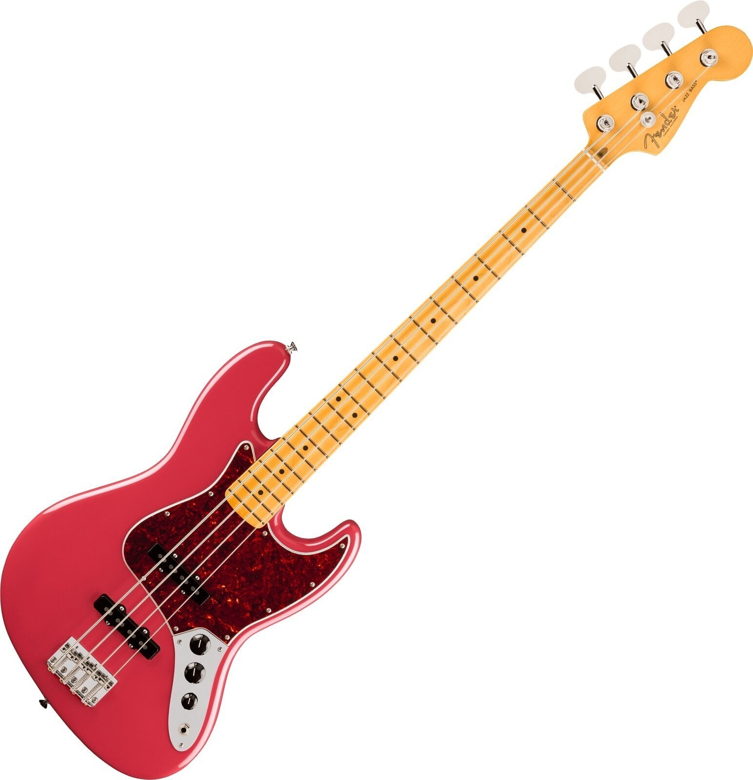 E-Bass Fender American Professional Classic Jazz Bass MN Faded Dakota Red E-Bass