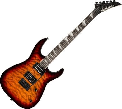 Sähkökitara Jackson JS Series Dinky JS20 DKQ 2PT AH Transparent Tobacco Burst Sähkökitara - 1