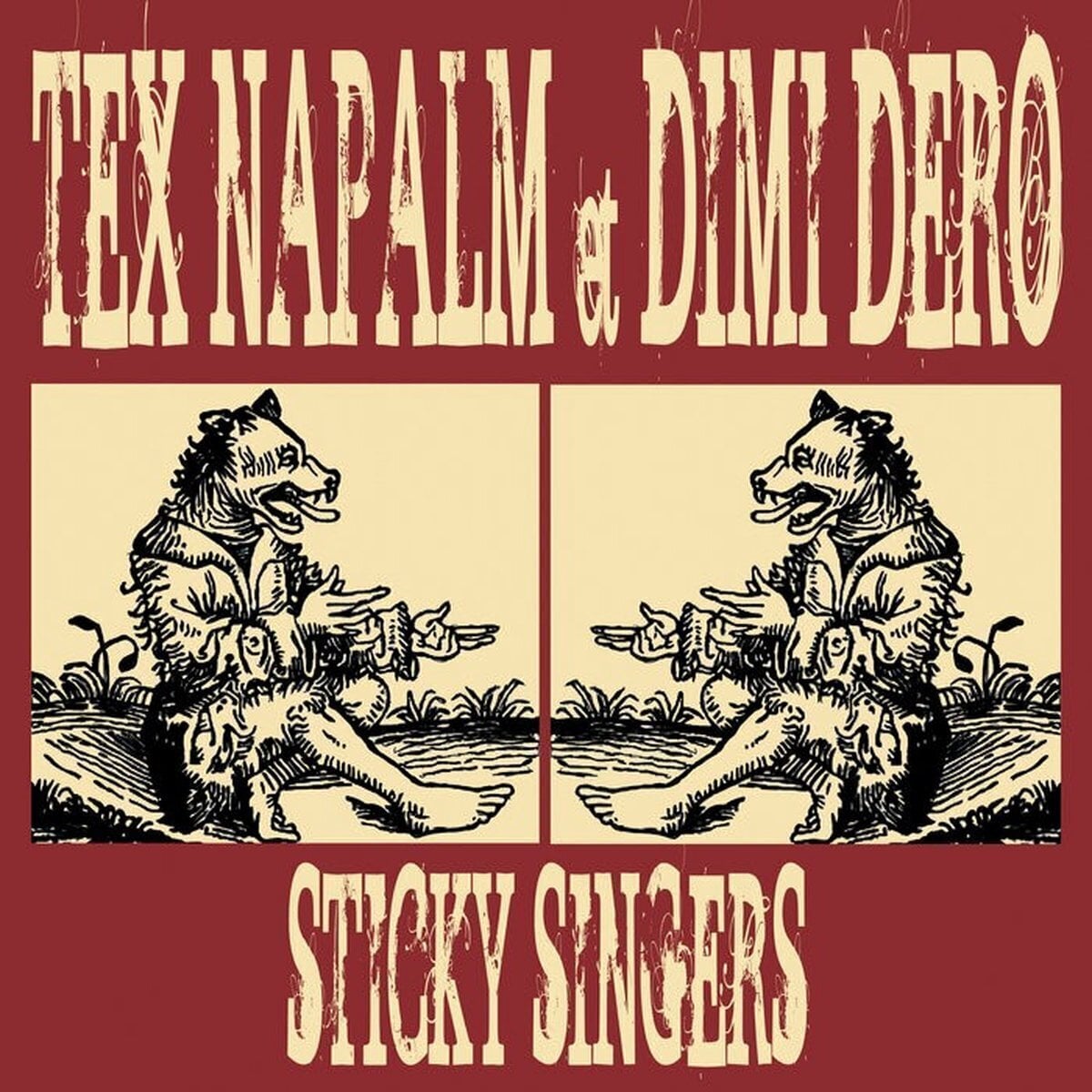 Disque vinyle Tex Napalm & Dimi Déro - Sticky Singers (LP)