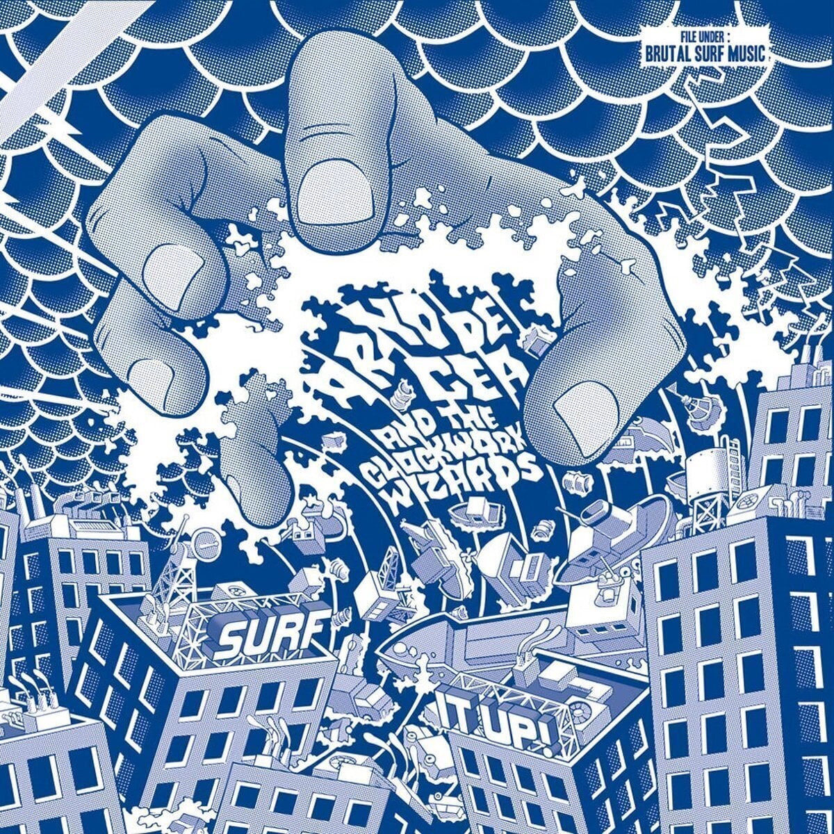 Schallplatte Arno De Cea & The Clockwork Wizards - Surf It Up! (LP)