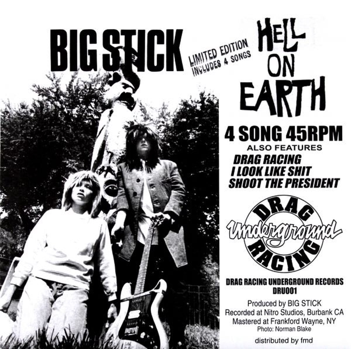 Disco in vinile Big Stick - Drag Racing (Limited Edition) (7")