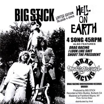 Disco in vinile Big Stick - Drag Racing (Limited Edition) (7") - 1