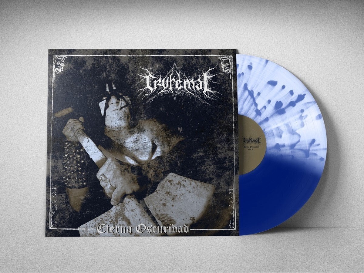 Disque vinyle Cryfemal - Eterna Oscuridad (Limited Edition) (/Half Clear with Transparent Blue Splatter Coloured) (LP)