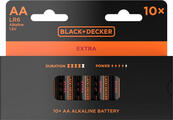 Black+Decker Extra Alkaline 10 AA baterije