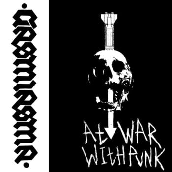 Disque vinyle Gasmiasma - At War With Punk (Limited Edition) (White /Black Swirl Coloured) (LP) - 1