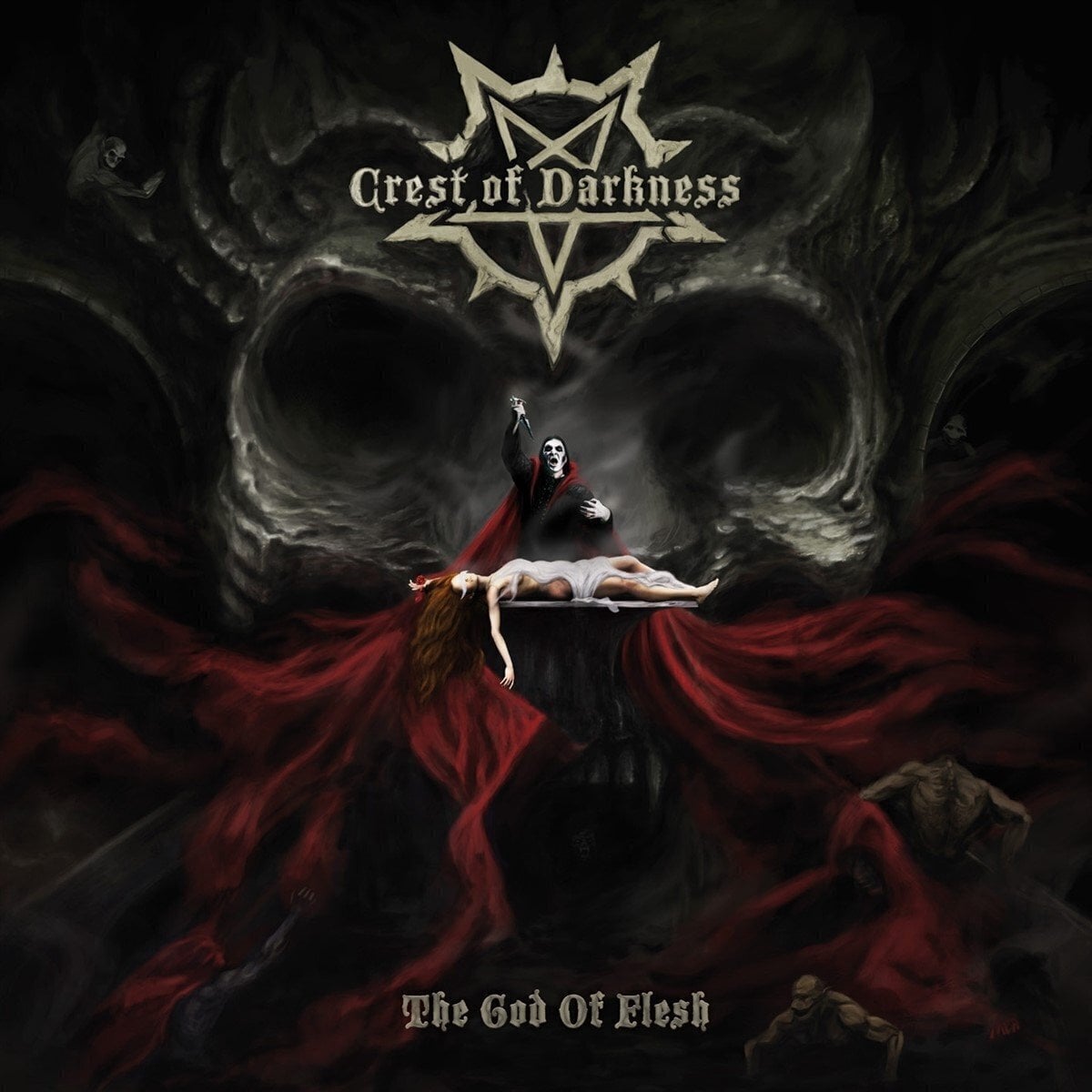 Disque vinyle Crest Of Darkness - The God Of Flesh (LP)