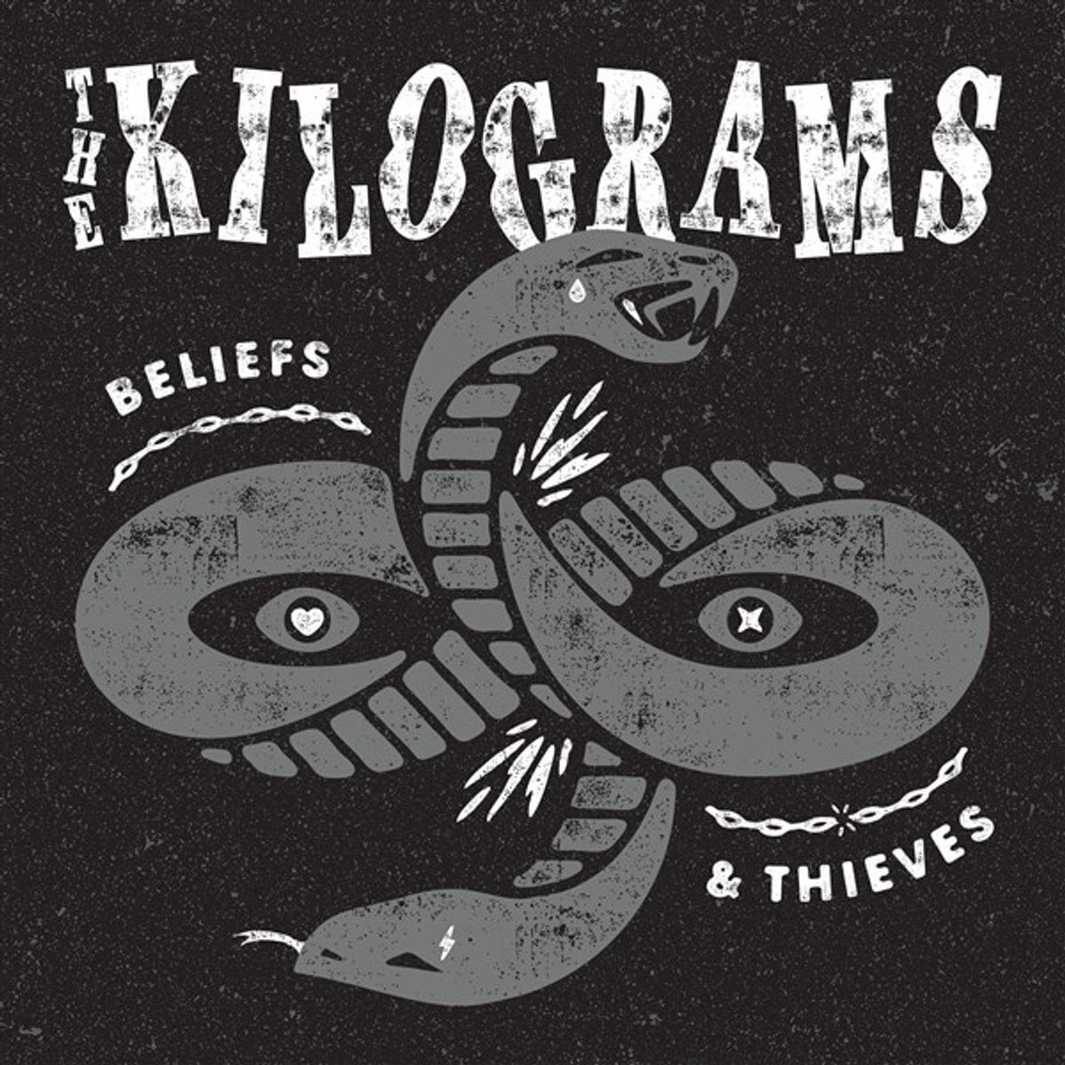 Disque vinyle The Kilograms - Beliefs & Thieves (Blue Light Coloured) (LP)