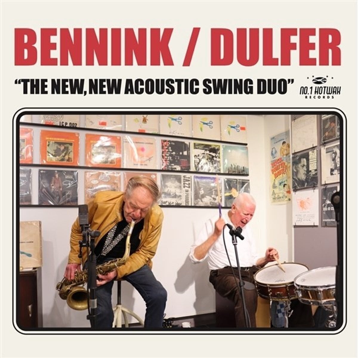 Disque vinyle Han Bennink & Hans Dulfer - The New, New Acoustic Swing Duo (LP)
