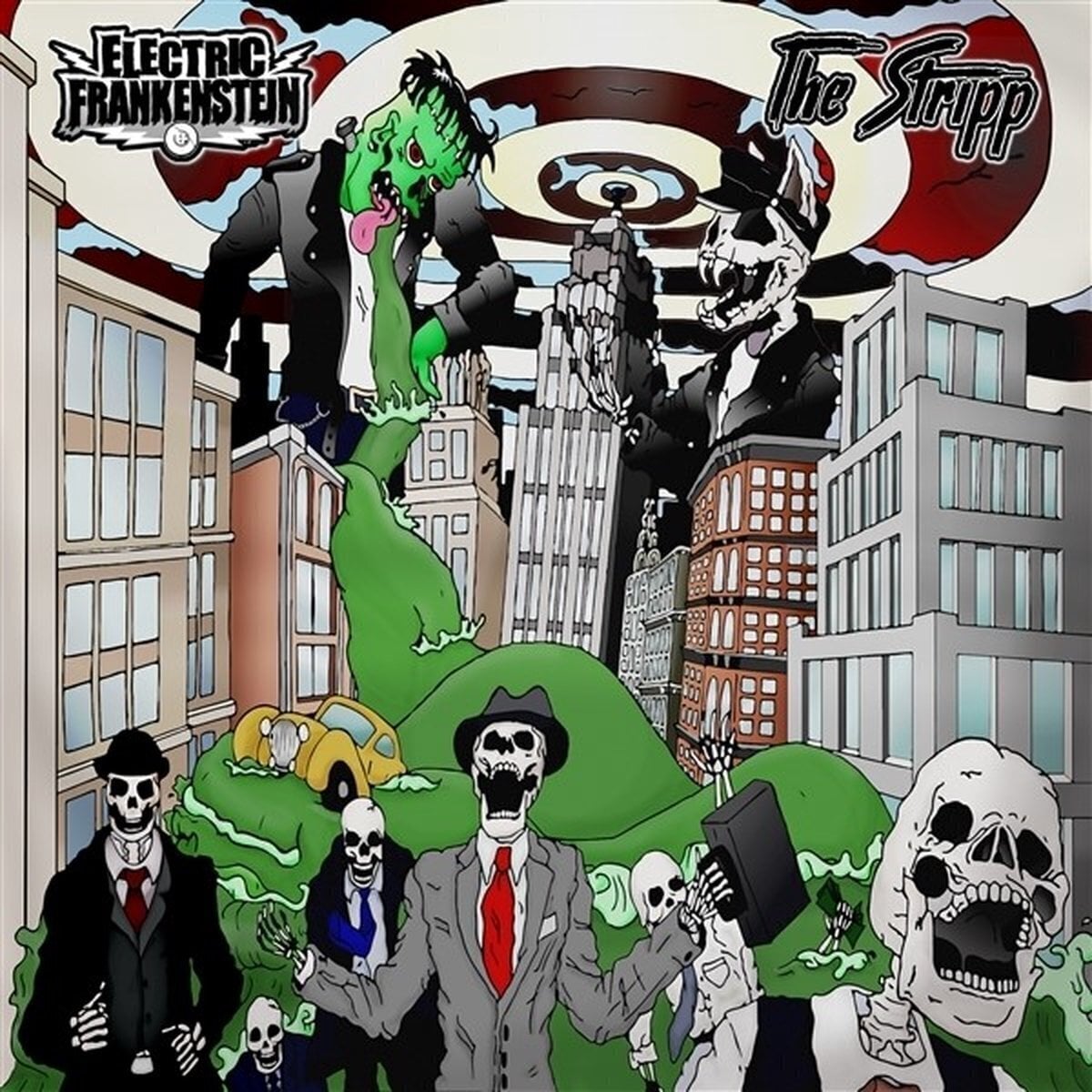 Vinylskiva Electric Frankenstein - Split Ep (LP)
