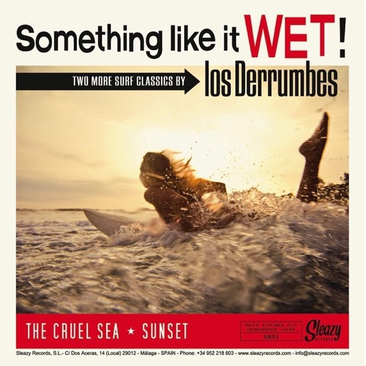 Hanglemez Los Derrumbes - Something Like It Wet / Roddin' At The Beach (LP)