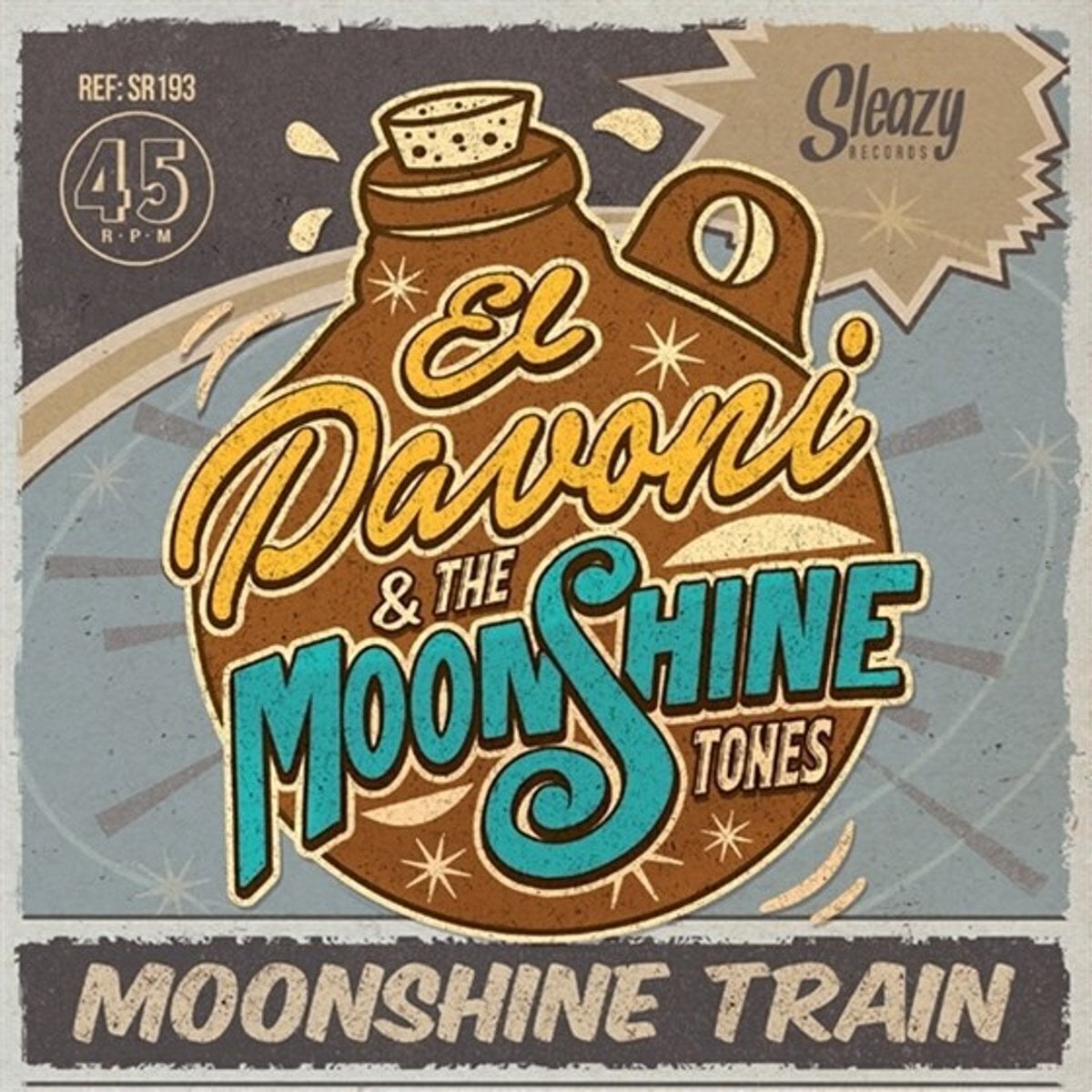 Vinylplade El Pavoni & The Moonshine Tones - Moonshine Train (LP)