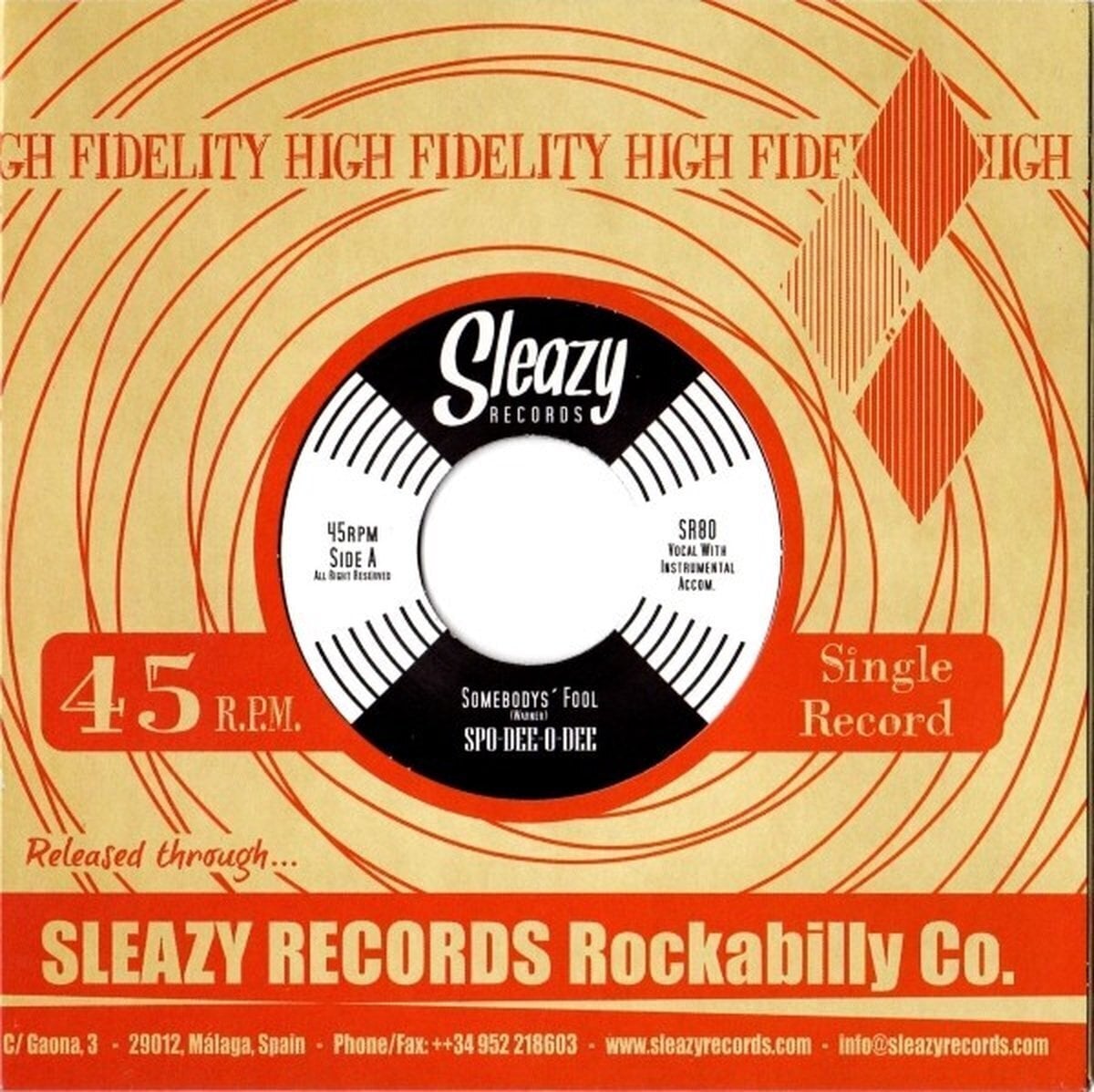 LP ploča Spo-Dee-O-Dee - Somebody's Fool / Lil' Lucy (LP)