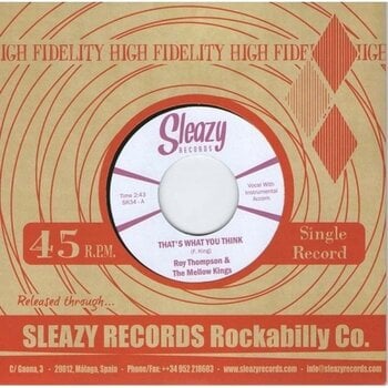 Disque vinyle Roy Thompson & The Mellow Kings - That's What You Think / Stung Over You (LP) - 1