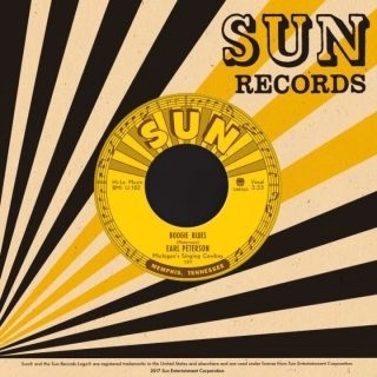 Disque vinyle Earl Peterson - Boogie Blues / In The Dark (Reissue) (7")