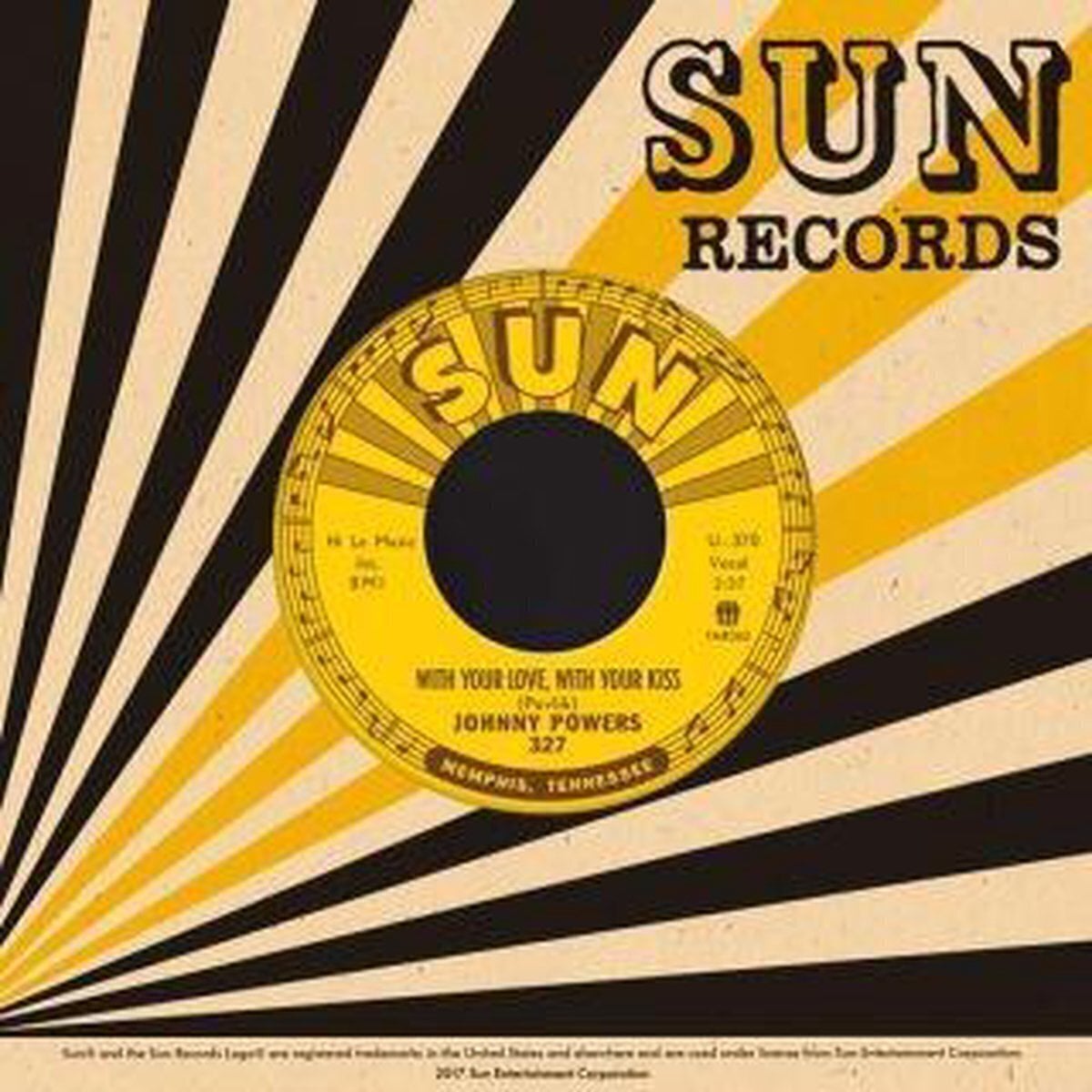 Vinyl Record Johnny Powers - With Your Love, With Your Kiss / Be Mine, All Mine (LP)