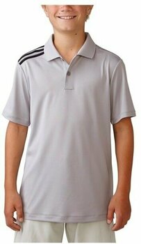 Polo-Shirt Adidas Climacool Engineered Striped Jungen Poloshirt Stone 16Y - 1