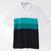 Polo košeľa Adidas Climacool Engineered Stripe Po Wht/Ylw L