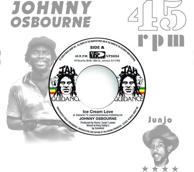 Vinyl Record Johnny Osbourne - Ice Cream Love (Reissue) (7") - 1