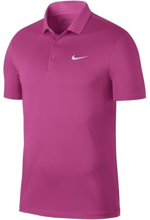 Koszulka Polo Nike Modern Fit Victory Solid Koszulka Polo Do Golfa Męska Vivid Pink XL